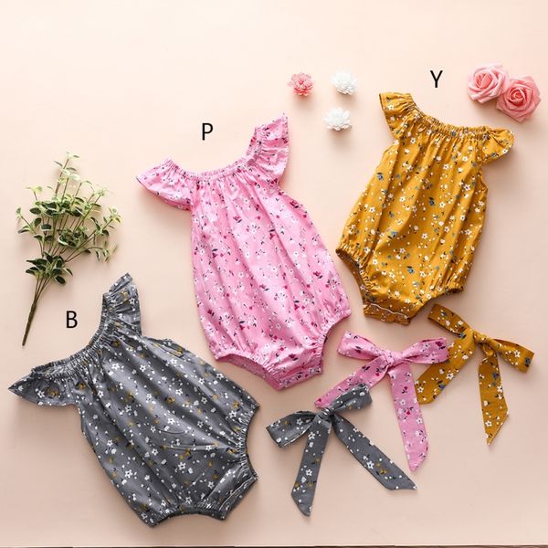 summer newborn girls rompers sleeveless floral print romper jumpsuit with headband one-pieces, Blue
summer newborn girls rompers sleeveless floral print romper jumpsuit with headband one-pieces, Blue