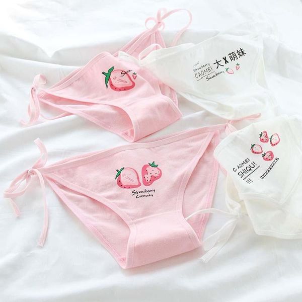 women's panties 1pcs fashion pink printing strawberry pattern underwear cotton lacing up students sweet briefs lingerie, Black;pink
women's panties 1pcs fashion pink printing strawberry pattern underwear cotton lacing up students sweet briefs lingerie, Black;pink