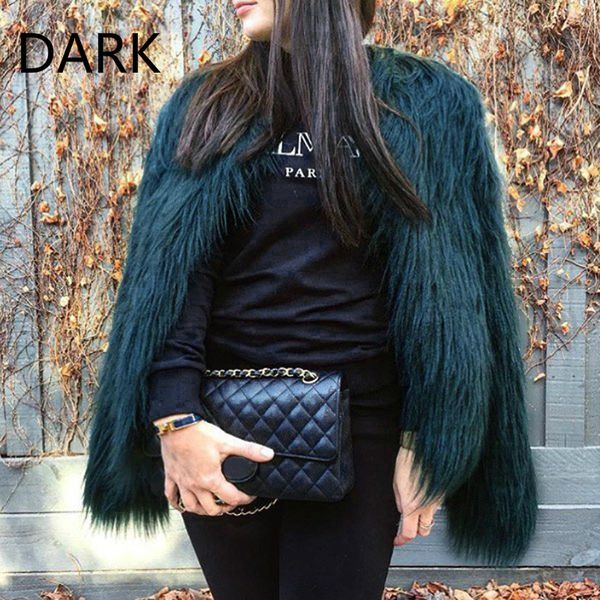 winter 2020 short section long-sleeved large size washed wool lamb fur imitation fur women's coat floating hair, Black 
winter 2020 short section long-sleeved large size washed wool lamb fur imitation fur women's coat floating hair, Black