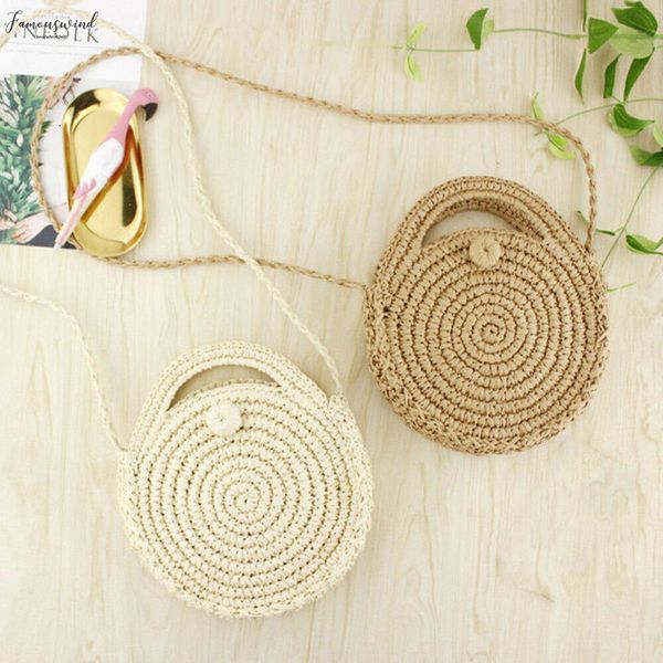 2020 new fashion holiday beach crossbody bags round handwoven rattan circle for women lady bamboo straw satchel
2020 new fashion holiday beach crossbody bags round handwoven rattan circle for women lady bamboo straw satchel