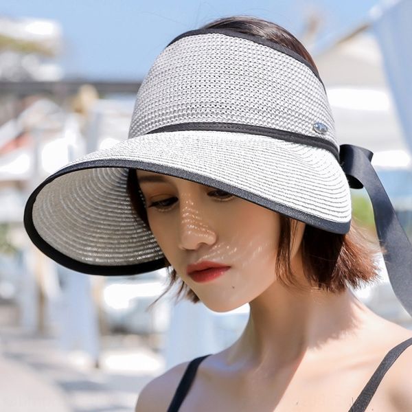 sunscreen straw female summer straw sunscreen sweet empty bow beach hat travel foldable sun hat, Blue;gray
sunscreen straw female summer straw sunscreen sweet empty bow beach hat travel foldable sun hat, Blue;gray