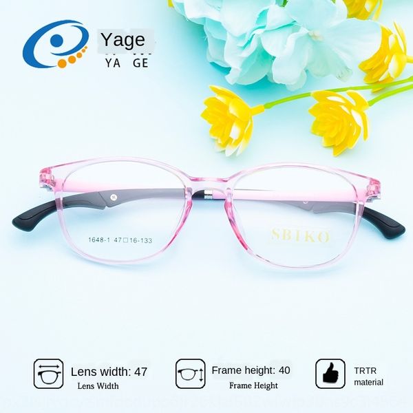 jagger w1648 new tr90 glasses women's 47-mouth small transparent powder round frame glasses frame student series, Silver
jagger w1648 new tr90 glasses women's 47-mouth small transparent powder round frame glasses frame student series, Silver