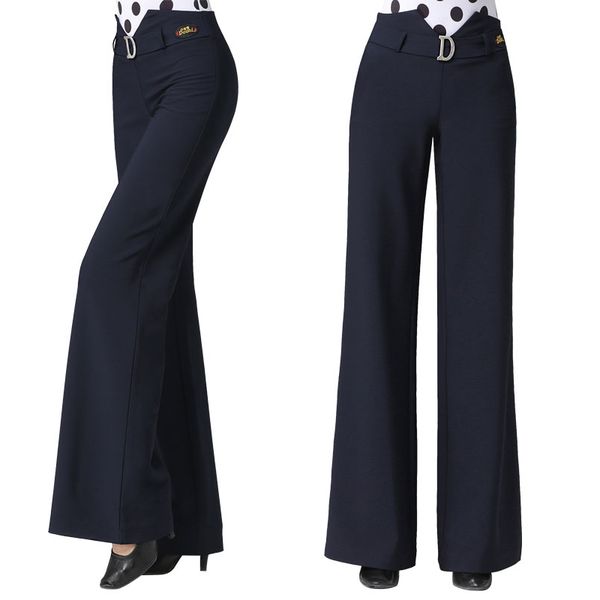 womens ballroom dance pants new mid waist lady's latin standard practice wide leg blue trousers dancing waltz clothes, Black;red
womens ballroom dance pants new mid waist lady's latin standard practice wide leg blue trousers dancing waltz clothes, Black;red