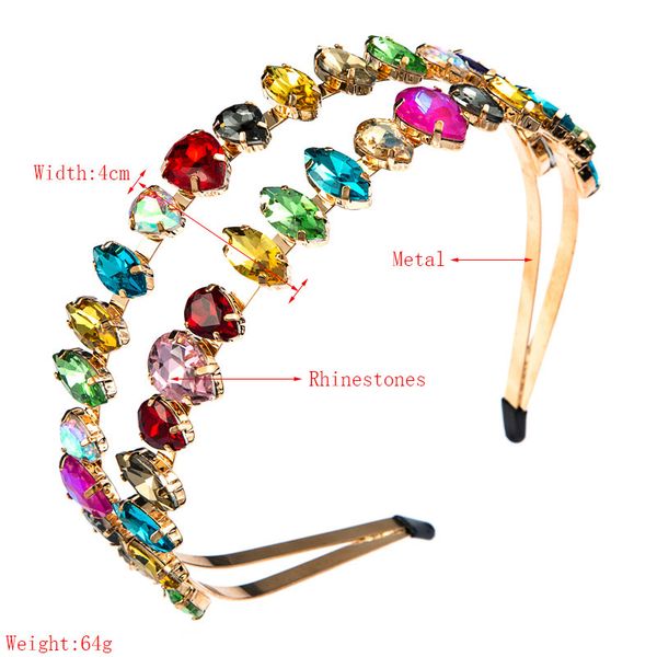 2020 new baroque charm hairband simple crystal hair hoop vintage headdress tiara hair jewelry wedding water drop accessories fghm005, Silver
2020 new baroque charm hairband simple crystal hair hoop vintage headdress tiara hair jewelry wedding water drop accessories fghm005, Silver
