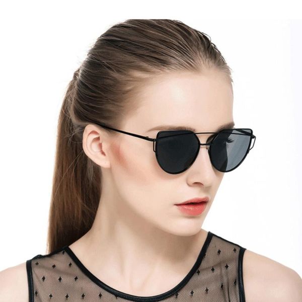 muselife 2020 brand designer cat eye sunglasses women vintage metal reflective glasses for women mirror retro gafa, White;black
muselife 2020 brand designer cat eye sunglasses women vintage metal reflective glasses for women mirror retro gafa, White;black