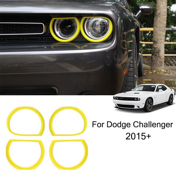 yellow car headlight ring abs decoration cover for dodge challenger 2015 up factory outlet car interior accessories
yellow car headlight ring abs decoration cover for dodge challenger 2015 up factory outlet car interior accessories