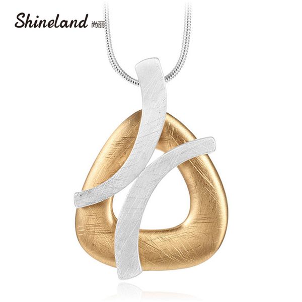 shineland unique punk women trendy handmade drawing brushed geometric hollow pendant necklace long statement bijoux, Silver
shineland unique punk women trendy handmade drawing brushed geometric hollow pendant necklace long statement bijoux, Silver