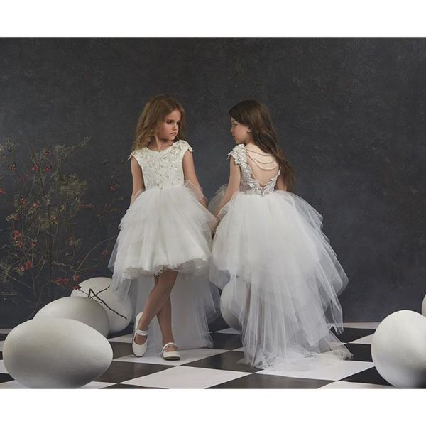 high low flower girls dresses lace tulle cap sleeves beading back girls formal prom dress white ivory, Red;yellow
high low flower girls dresses lace tulle cap sleeves beading back girls formal prom dress white ivory, Red;yellow