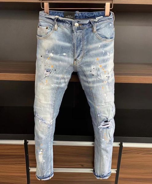 new brand of fashionable european and american mens casual jeans highgrade washing pure hand grinding quality optimization la368, Blue
new brand of fashionable european and american mens casual jeans highgrade washing pure hand grinding quality optimization la368, Blue