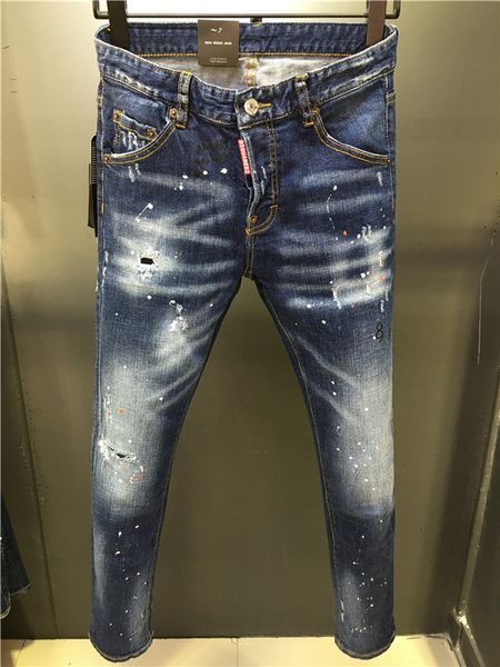2020 mens casual straight jeans retro slim skinny washed jeans fashion designer men hip hop skin-friendly denim bleached pants, Blue
2020 mens casual straight jeans retro slim skinny washed jeans fashion designer men hip hop skin-friendly denim bleached pants, Blue