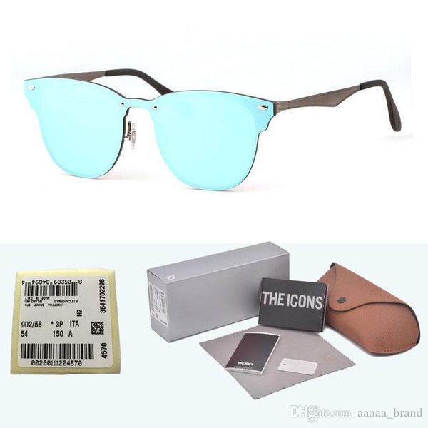 1pcs wholesale - brand designer sunglasses men women metal frame uv400 lens fashion glasses eyewear with cases and box, White;black
1pcs wholesale - brand designer sunglasses men women metal frame uv400 lens fashion glasses eyewear with cases and box, White;black