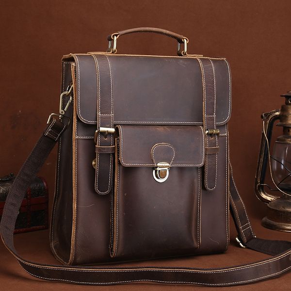 leather new men's men's bag mad handbag backpack horse leather backpack multi-functional layer cowhide handbag
leather new men's men's bag mad handbag backpack horse leather backpack multi-functional layer cowhide handbag