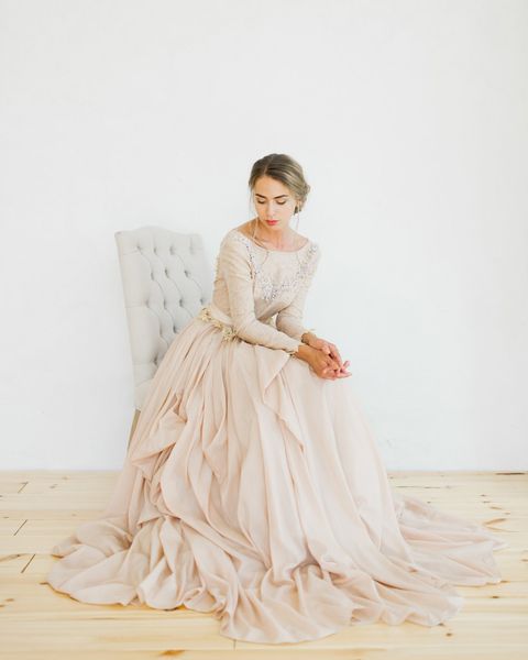 blush pink long sleeves wedding dresses a line bridal gowns plus size 4 6 8 10 12 14 16 18 20 22 24, White
blush pink long sleeves wedding dresses a line bridal gowns plus size 4 6 8 10 12 14 16 18 20 22 24, White