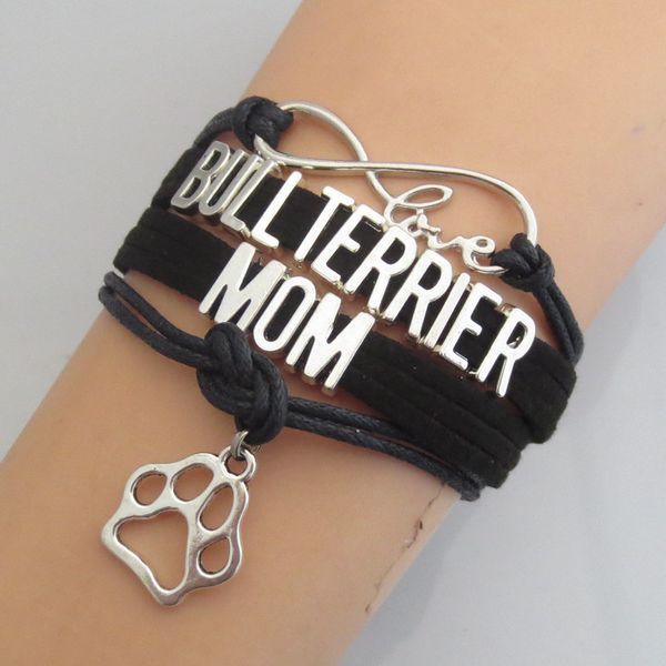 nice bracelet custom infinity love bull terrier mom dog paw bracelet love dog breeds leather bracelet bangle, Golden;silver
nice bracelet custom infinity love bull terrier mom dog paw bracelet love dog breeds leather bracelet bangle, Golden;silver