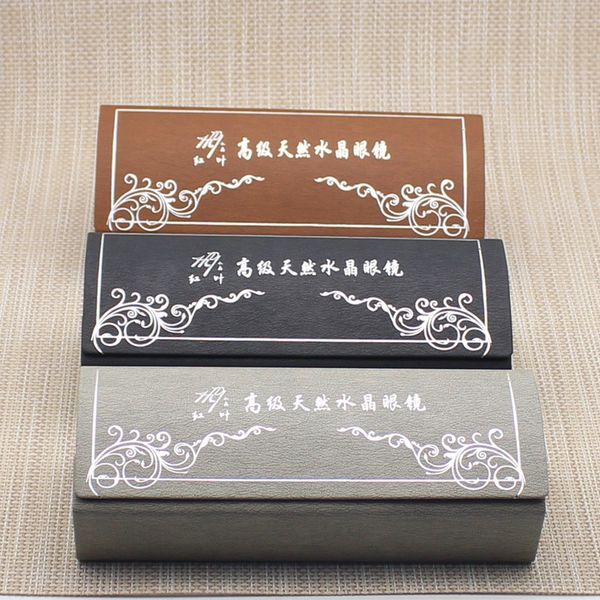 red leaf natural crystal case case iron iron crystal glasses box leather glasses box, Blue
red leaf natural crystal case case iron iron crystal glasses box leather glasses box, Blue