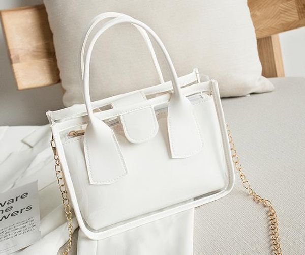 Designer Handbag Jelly Mother-child Transparent Bag 2020 Summer New Handbag Shoulder Bag
Designer Handbag Jelly Mother-child Transparent Bag 2020 Summer New Handbag Shoulder Bag