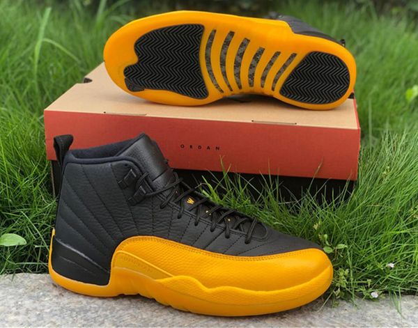 new release authentic 12 12s university gold 130690-070 men basketball shoes black yellow sports sneaker with original box us 7-13
new release authentic 12 12s university gold 130690-070 men basketball shoes black yellow sports sneaker with original box us 7-13