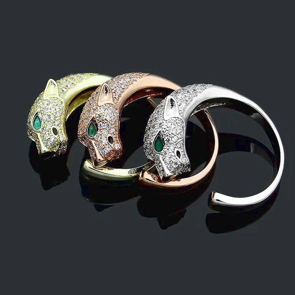 fashion lady 316l titanium steel full diamond leopard panthere wedding engagement 18k gold plated open rings one size
fashion lady 316l titanium steel full diamond leopard panthere wedding engagement 18k gold plated open rings one size
