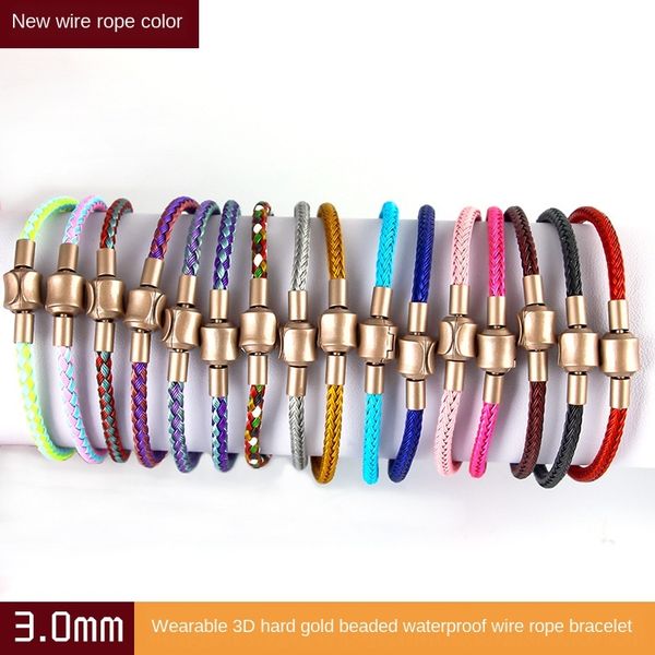 mlgj1 hong kong version zhoujia magnetic iron buckle hand rope 3mm waterproof steel wire rope can wear 3d steel wire hard gold transfer bead, Silver
mlgj1 hong kong version zhoujia magnetic iron buckle hand rope 3mm waterproof steel wire rope can wear 3d steel wire hard gold transfer bead, Silver