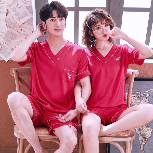 1xxc9 пара женщин льда шелка с короткими рукавами шорты моделирование pajamaspajamas пижамы тонких костюм мужской имитация шелка большой раз, Black;brown
1xxc9 пара женщин льда шелка с короткими рукавами шорты моделирование pajamaspajamas пижамы тонких костюм мужской имитация шелка большой раз, Black;brown