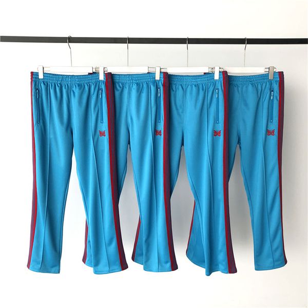 new blue needles awge sweatpants men women butterfly embroidery awge pants jogger purple stripe needles trousers, Black
new blue needles awge sweatpants men women butterfly embroidery awge pants jogger purple stripe needles trousers, Black