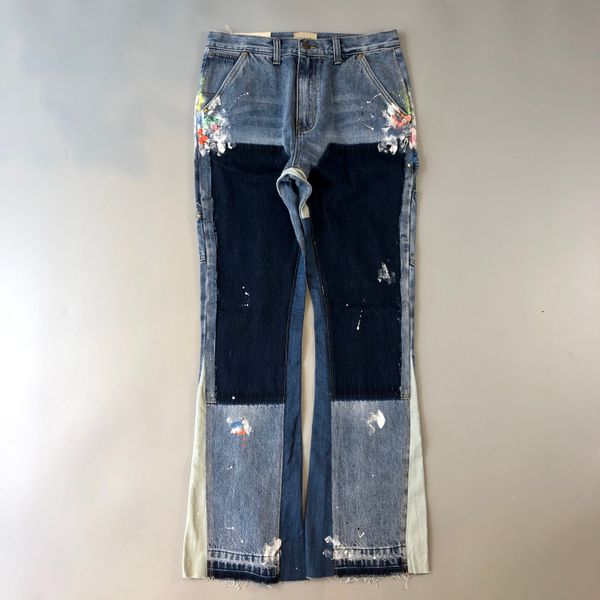 washed denim jeans flare gallery dept pants loose ink summer retro high street spring splash designer distressed mens pants elppc, Black
washed denim jeans flare gallery dept pants loose ink summer retro high street spring splash designer distressed mens pants elppc, Black
