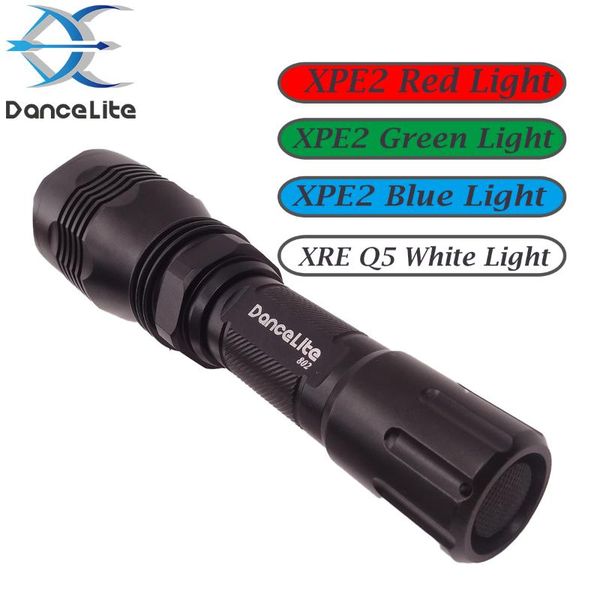 обновление dancelite 802 xpe2 r5 красный / зеленый / синий рабочая xre q5 белый свет светодиодный фонарик 1mode (вкл / выкл
обновление dancelite 802 xpe2 r5 красный / зеленый / синий рабочая xre q5 белый свет светодиодный фонарик 1mode (вкл / выкл
