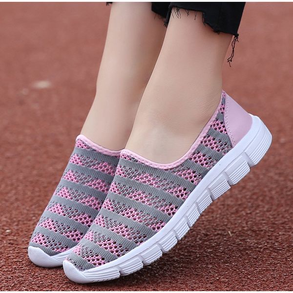 women sneakers comfortable light vulcanized shoes hollow out mesh breathable female slip on loafers ladies shoes flats 2020 hot, Black
women sneakers comfortable light vulcanized shoes hollow out mesh breathable female slip on loafers ladies shoes flats 2020 hot, Black