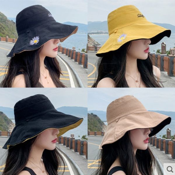 double-sided daisies fisherman women's summer fisherman sun sun hat face-shading korean fashion sun-shading sun-shading hat, Blue;gray
double-sided daisies fisherman women's summer fisherman sun sun hat face-shading korean fashion sun-shading sun-shading hat, Blue;gray