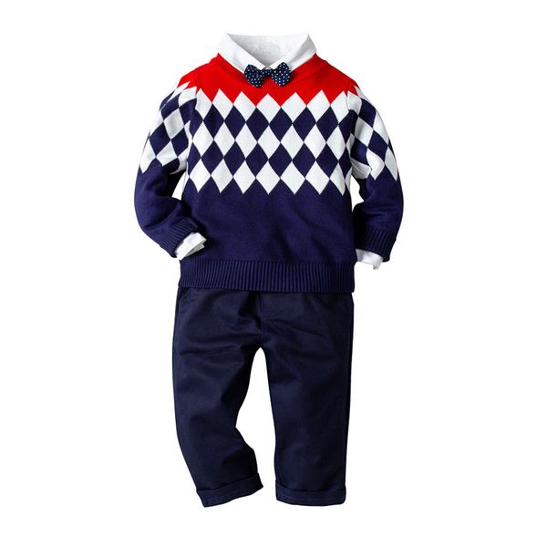 toddler clothing set for boys plaid sweater shirt pants suit casual kids spring autumn costume 2 4 6 8 years baby clothes, White
toddler clothing set for boys plaid sweater shirt pants suit casual kids spring autumn costume 2 4 6 8 years baby clothes, White