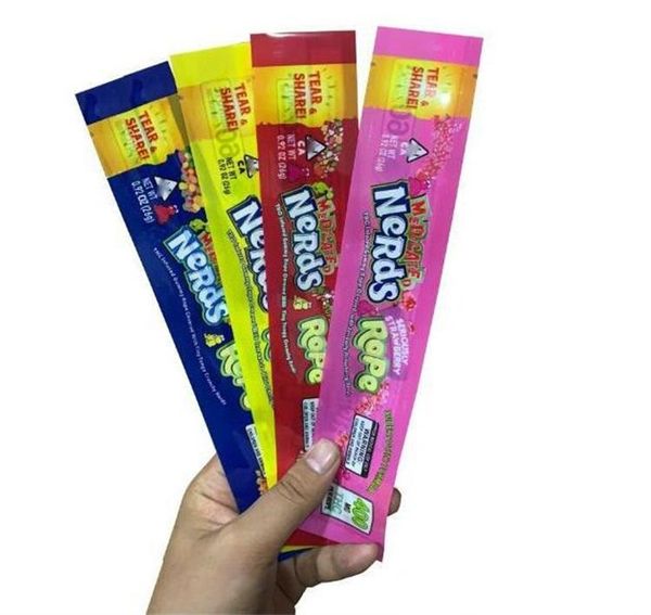 6 Styles Nerds Rope Bags Empty Packaging Bag Nerds Rope Candy Nerdsrope Gummy Bags Three Edge-sealing Bag Foil Food Package
6 Styles Nerds Rope Bags Empty Packaging Bag Nerds Rope Candy Nerdsrope Gummy Bags Three Edge-sealing Bag Foil Food Package