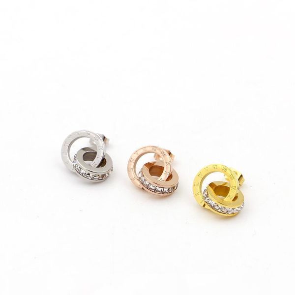 e jewels new fashion women stainless steel stud earrings with shiny crystal zircon earrings for girl 's party jewelry, Golden
e jewels new fashion women stainless steel stud earrings with shiny crystal zircon earrings for girl 's party jewelry, Golden