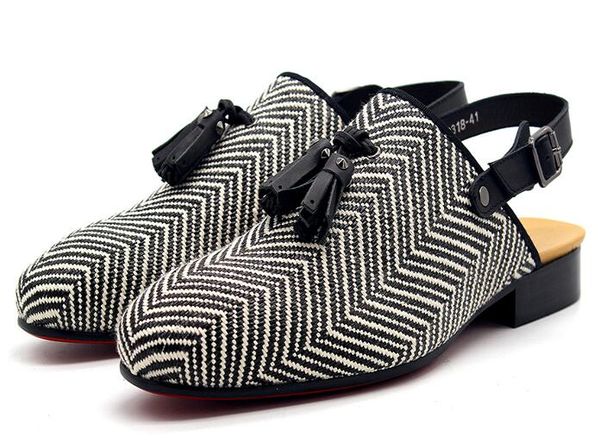 high shoes for men fashion tassel handmade men sandals summer buckle ripple sandals, Black
high shoes for men fashion tassel handmade men sandals summer buckle ripple sandals, Black