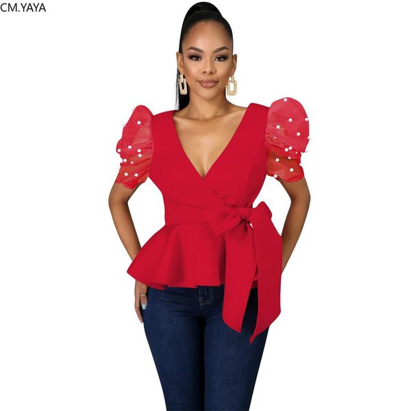 women summer t-shirts v-neck short puff sleeve tshirt sashes ruffles night club party casual lady shirts 3984, White
women summer t-shirts v-neck short puff sleeve tshirt sashes ruffles night club party casual lady shirts 3984, White