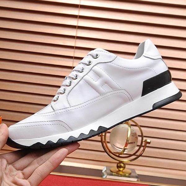 2020 men shoes sneakers zapatos de hombre trail sneaker in calfskin luxury design mens shoes casual chaussures pour hommes luxury footwears