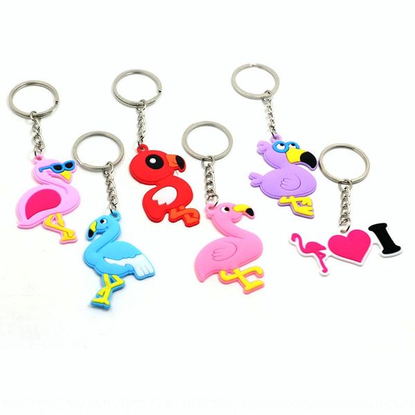 new pvc flamingo key chain auto accessories pendant small pendant accessories gift gift key ring, Silver
new pvc flamingo key chain auto accessories pendant small pendant accessories gift gift key ring, Silver