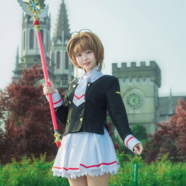 g3mrl cartoon cartoon anthom girl anthomaniac magic card excha girl sakura coser magic card changing sakura zhishi school uniform cosply uni, Black;red
g3mrl cartoon cartoon anthom girl anthomaniac magic card excha girl sakura coser magic card changing sakura zhishi school uniform cosply uni, Black;red