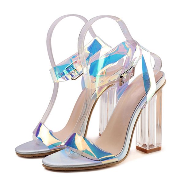 summer open-toe high heels women transparent sandals ladies party shoes gradient color fashion pvc ladies sandals plus size, Black
summer open-toe high heels women transparent sandals ladies party shoes gradient color fashion pvc ladies sandals plus size, Black