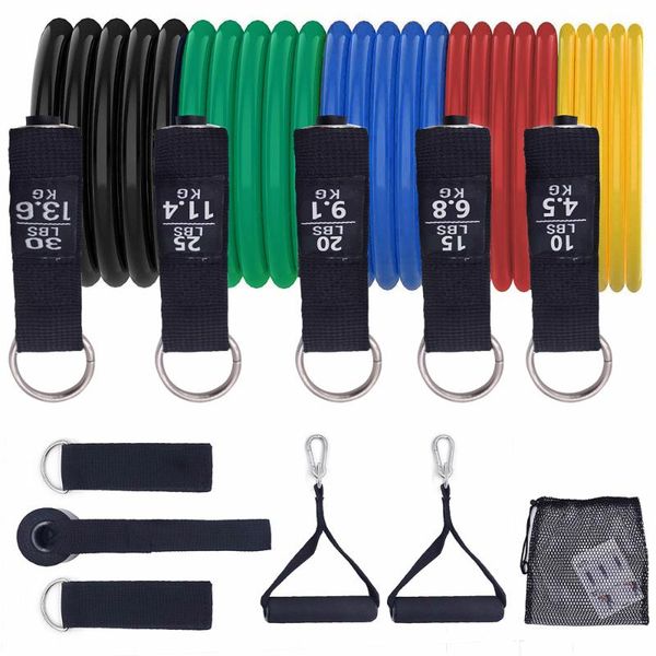 resistance bands 11pcs tpe/latex elastic set workout with door anchor ankle strap for training physical therapy
resistance bands 11pcs tpe/latex elastic set workout with door anchor ankle strap for training physical therapy