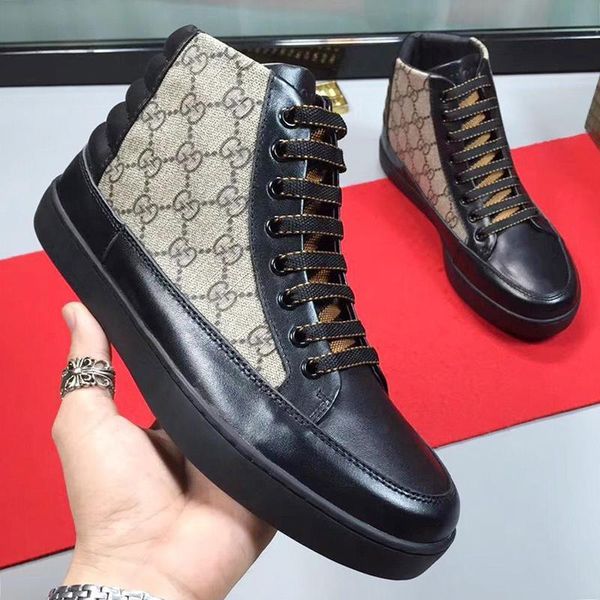 men 's high sneaker fashion mens shoes outdoor walking footwears lace -up plus size casual luxury men shoes fast deli, Black
men 's high sneaker fashion mens shoes outdoor walking footwears lace -up plus size casual luxury men shoes fast deli, Black