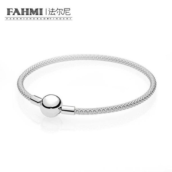 fahmi 100% 925 original sterling silver mesh bracelet & bangles gor women the latest version para as mulheres menina pulseira, Black
fahmi 100% 925 original sterling silver mesh bracelet & bangles gor women the latest version para as mulheres menina pulseira, Black