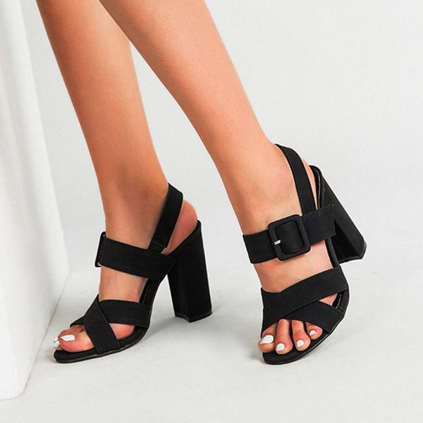 shoes women pumps high heels shoes women heels block fashion sandals platform buckle new ladies, Black
shoes women pumps high heels shoes women heels block fashion sandals platform buckle new ladies, Black