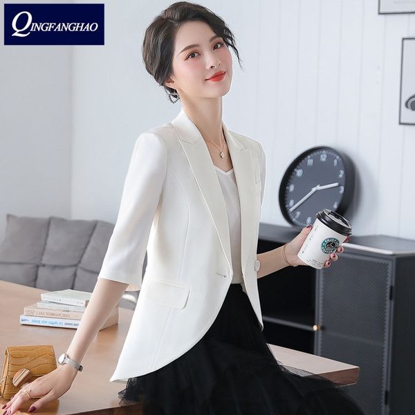 women's suits & blazers 2021 white small fragrance style blazer female summer thin suit korean version wild british jacket chic, White;black
women's suits & blazers 2021 white small fragrance style blazer female summer thin suit korean version wild british jacket chic, White;black