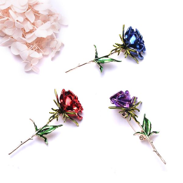 sweet red pink rose flower brooches for women new copper brooch pins fashion clothing wedding jewelry, Gray
sweet red pink rose flower brooches for women new copper brooch pins fashion clothing wedding jewelry, Gray