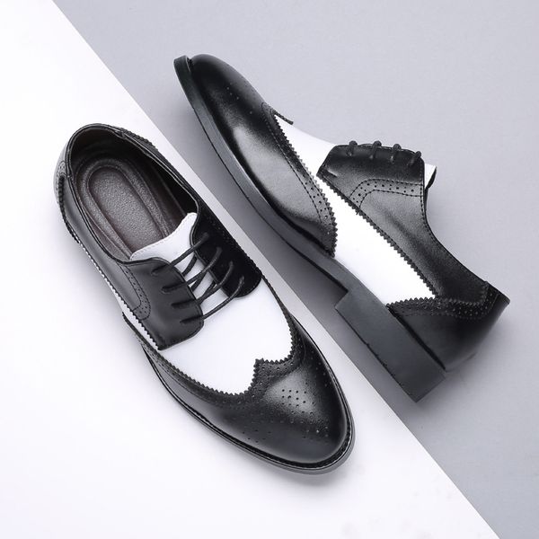new men luxury dress shoes italian men brogue wedding lace up leather formal party oxfords pointed toe shoes fgb78, Black
new men luxury dress shoes italian men brogue wedding lace up leather formal party oxfords pointed toe shoes fgb78, Black