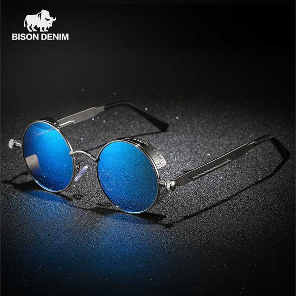 sunglasses bison denim punk polarized uv400 women vintage driving fishing men women's eyewear, White;black
sunglasses bison denim punk polarized uv400 women vintage driving fishing men women's eyewear, White;black