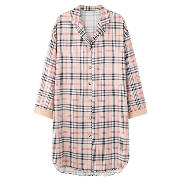 casual nightdress new female long-sleeved plaid loose korean version of large size nightgown dress ladies underwear base skirt, Black;red
casual nightdress new female long-sleeved plaid loose korean version of large size nightgown dress ladies underwear base skirt, Black;red