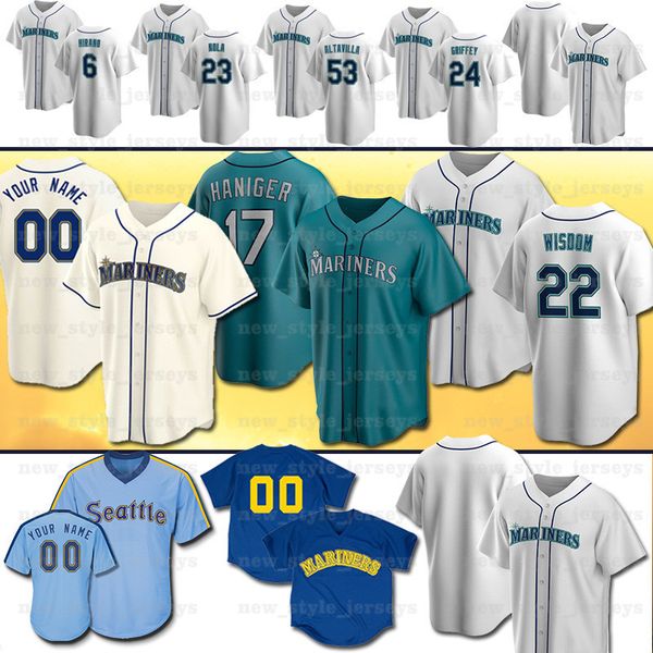 seattle 11 edgar martinez 24 ken griffey jr mariners 51 ichiro suzuki 17 mitch haniger 18 yusei kikuchi dee gordon custom baseball jerseys, Blue;black
seattle 11 edgar martinez 24 ken griffey jr mariners 51 ichiro suzuki 17 mitch haniger 18 yusei kikuchi dee gordon custom baseball jerseys, Blue;black