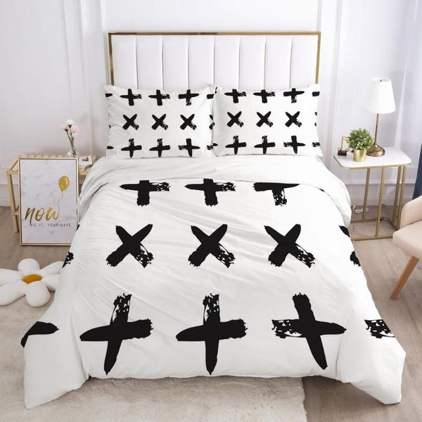 3d quilt covers pillow shams duvet cover sets comforter shell bedclothes bed linens king single black white home textile
3d quilt covers pillow shams duvet cover sets comforter shell bedclothes bed linens king single black white home textile