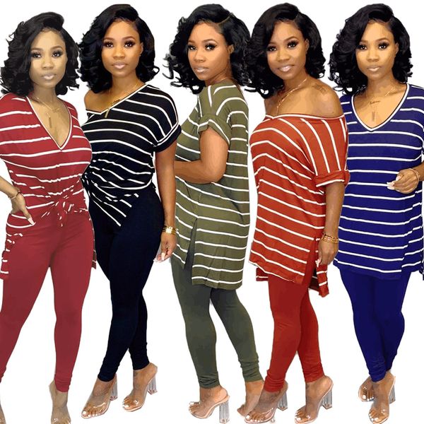 new striped print t shirts women summer fashion short sleeve tees v neck tunic blouse, White
new striped print t shirts women summer fashion short sleeve tees v neck tunic blouse, White